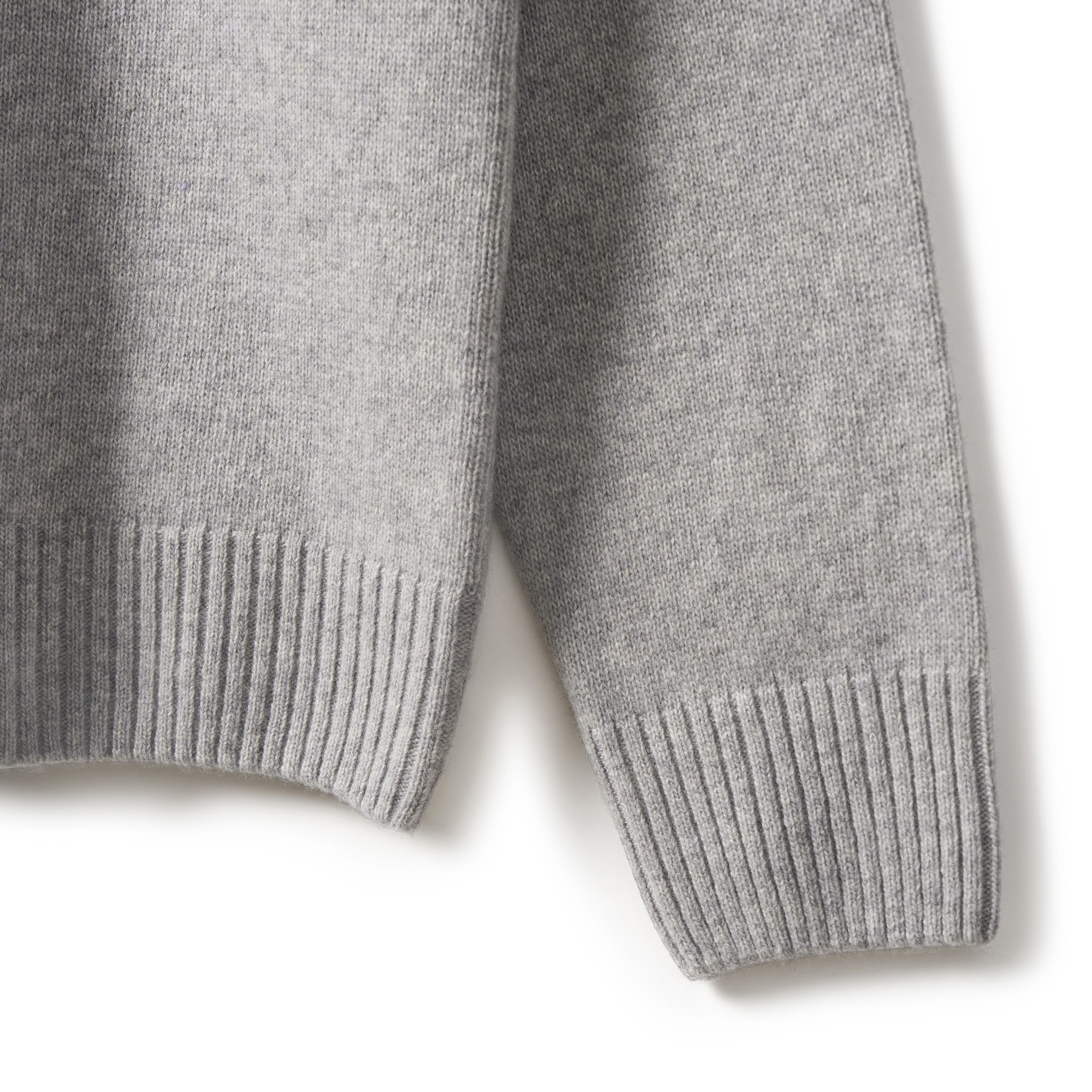 Pullover girocollo in merino ultrafine 150's e cashmere - Morgano