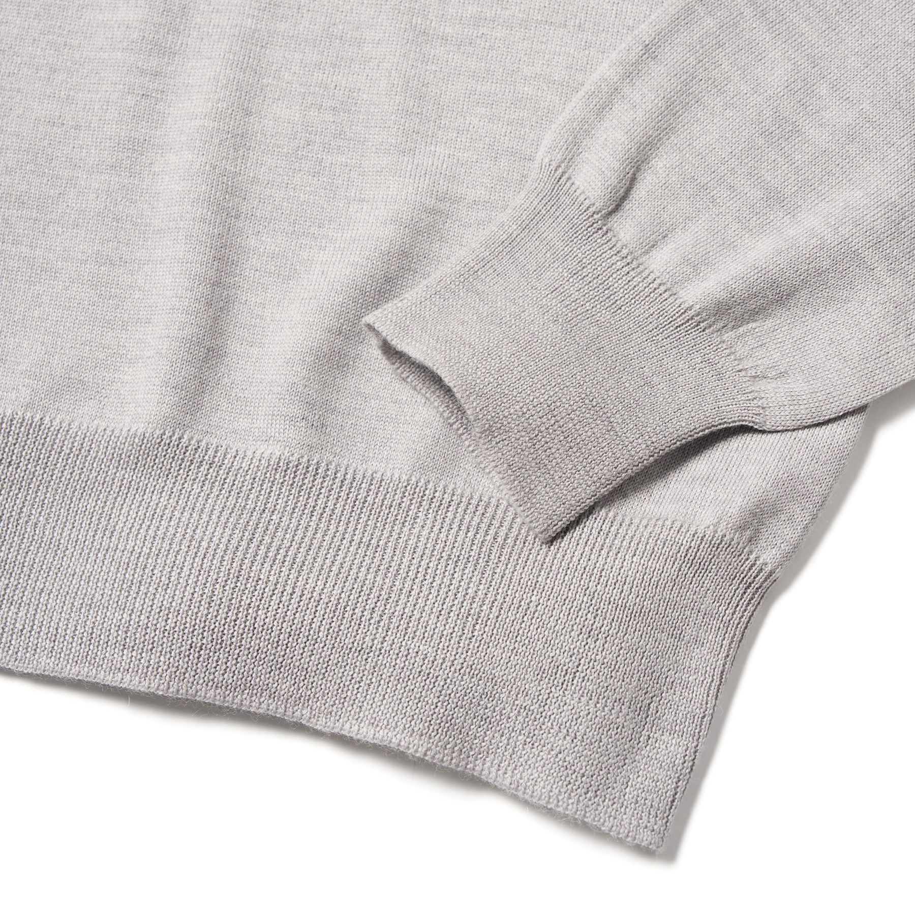 Extrafine merino wool crew neck pullover - Morgano
